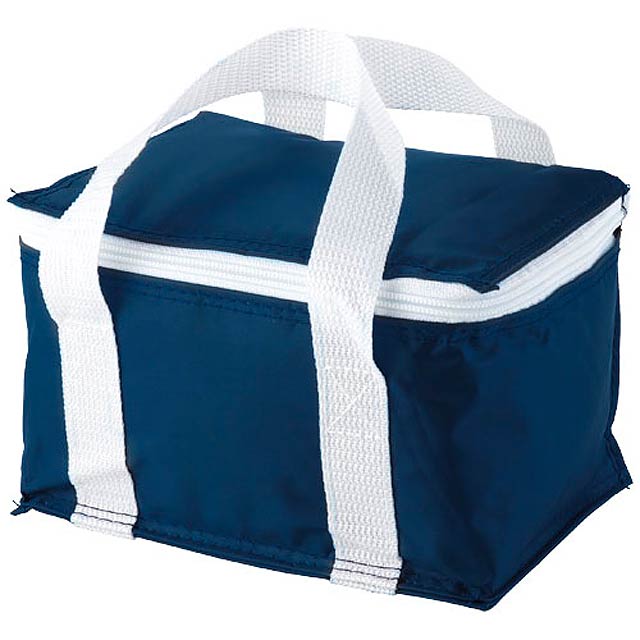 Malmo Kühltasche für 6 Dosen - Weiß/Blau