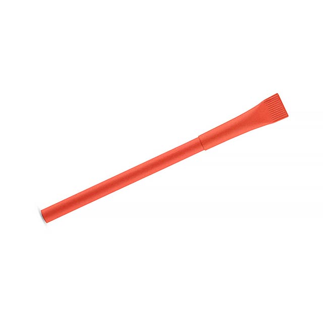 Papírové kuličkové pero PINKO - červená