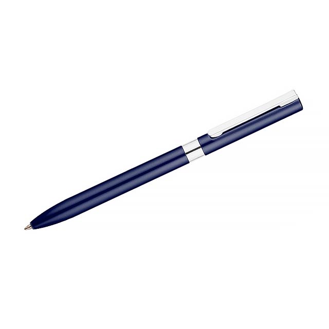 Gelové pero GELLE černá náplní - modrá