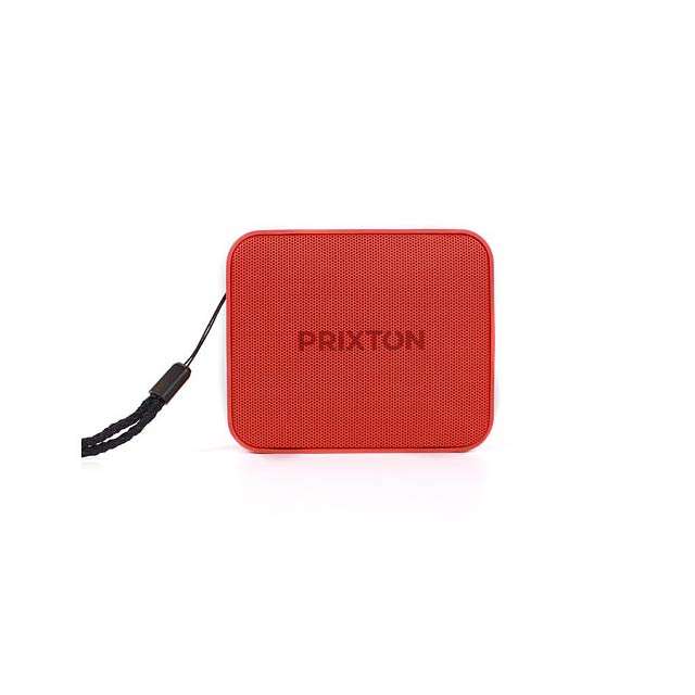 Prixton Keiki Reproduktor Bluetooth® - transparentní červená