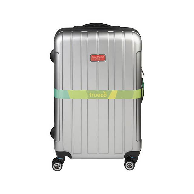 Luuc vollfarbig bedrucktes Kofferband - zweiseitig - Weiß 