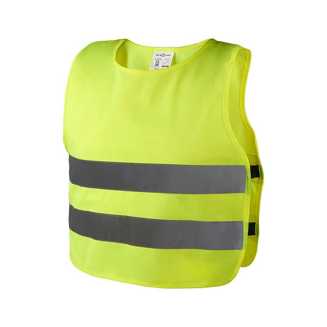 Reflective unisex safety vest - yellow