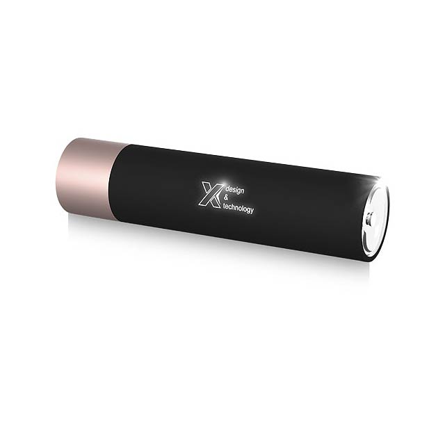 SCX.design F10 2500 mAh light-up flashlight - pink