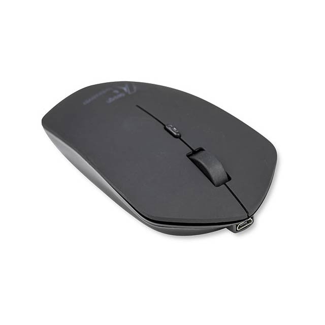 Světelná bezdrátová myš SCX.design O20 - čierna