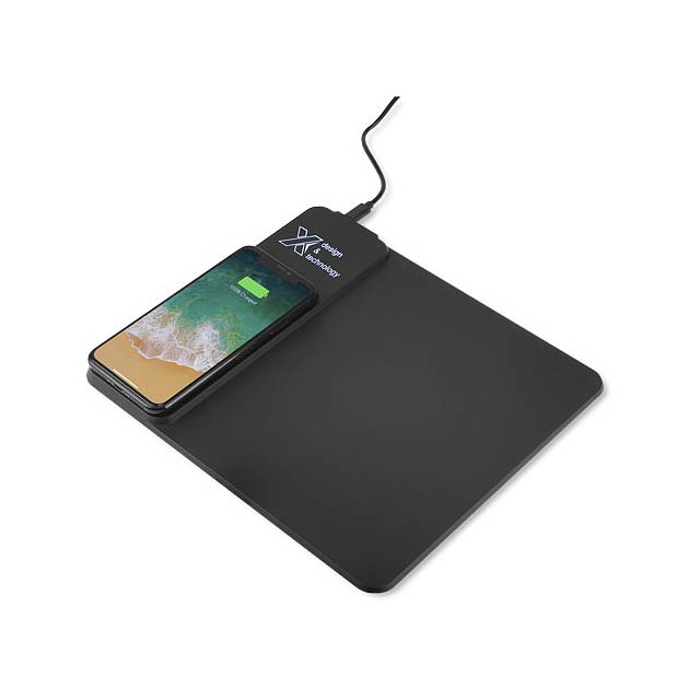 SCX.design O25 10W light-up induction mouse pad - black