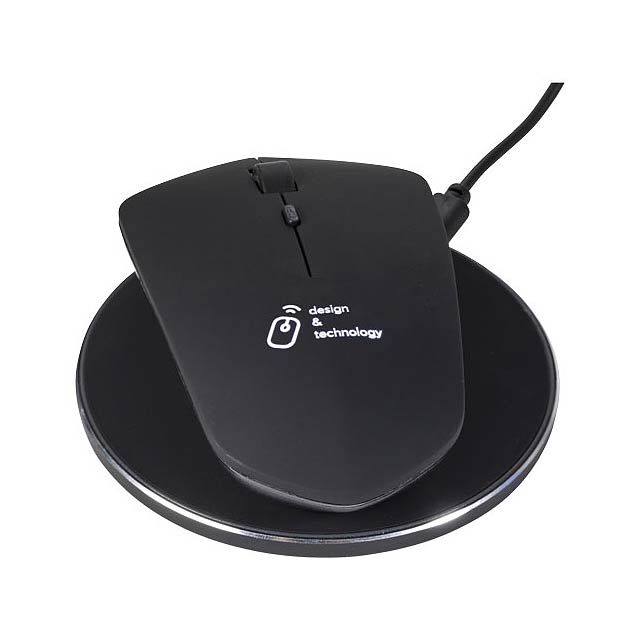 SCX.design O21 myš s bezdrátovým nabíjením  - čierna