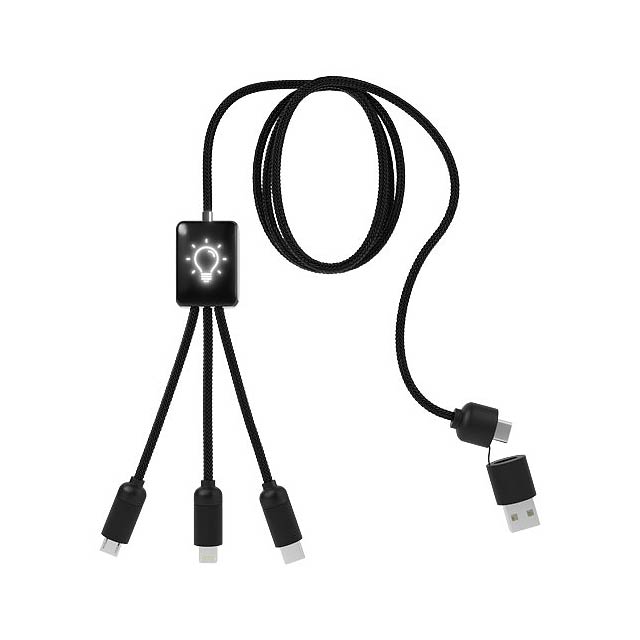 SCX.design C28 5-in-1 extended charging cable - white