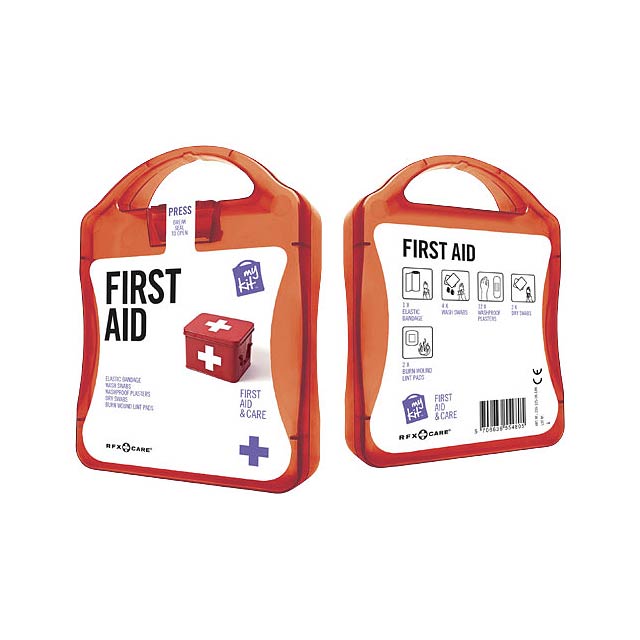 MyKit First Aid - transparent red