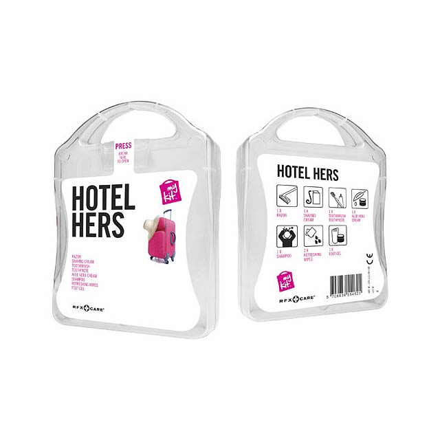 MyKit Hotel Hers Travel Set - white