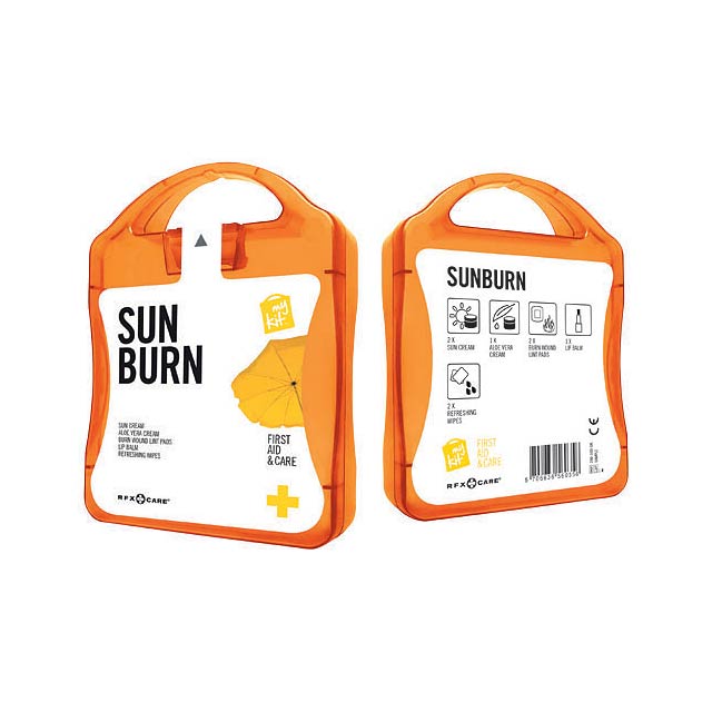 MyKit Sun Burn First Aid Kit - orange
