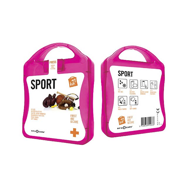MyKit Sport first aid kit - fuchsia