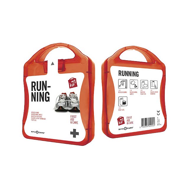MyKit Running first aid kit - transparent red