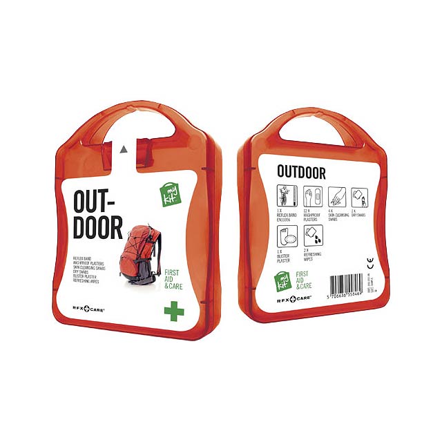 MyKit Outdoor First Aid Kit - transparent red