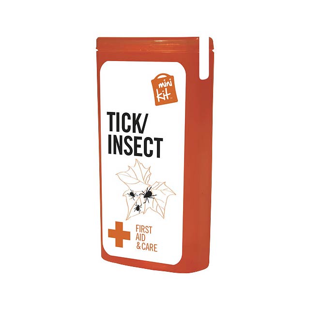 MiniKit Tick and Insect First Aid - transparent red