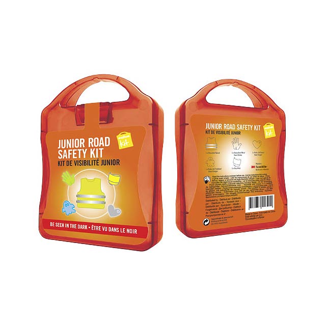 MyKit M Junior Road Safety kit - transparent red