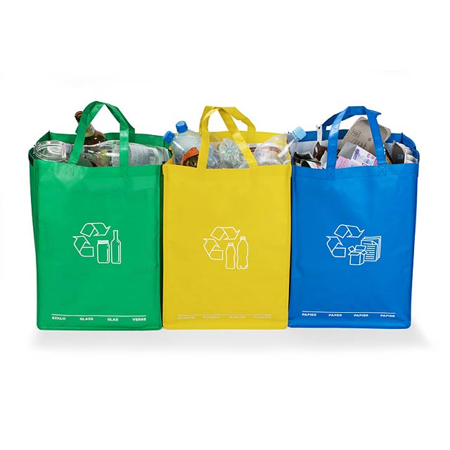 Tašky na třídění odpadů RECIDO - multicolor