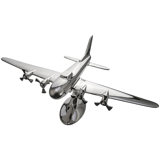 Kovové lietadlo - šedá