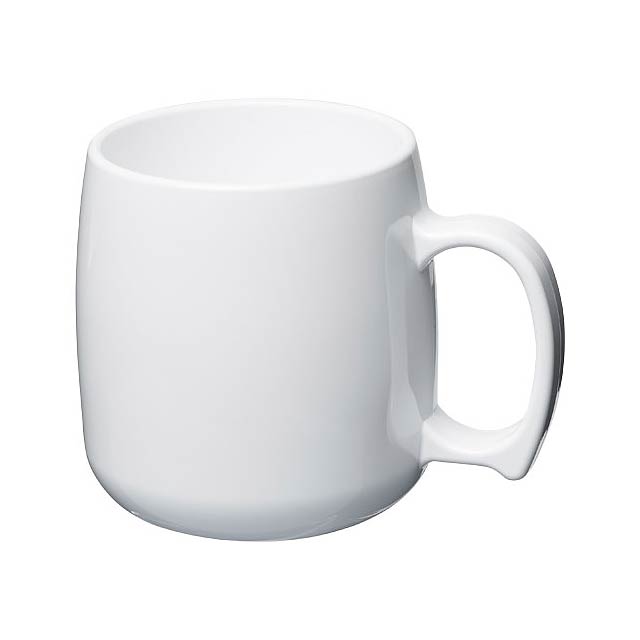 Classic 300 ml plastic mug - white