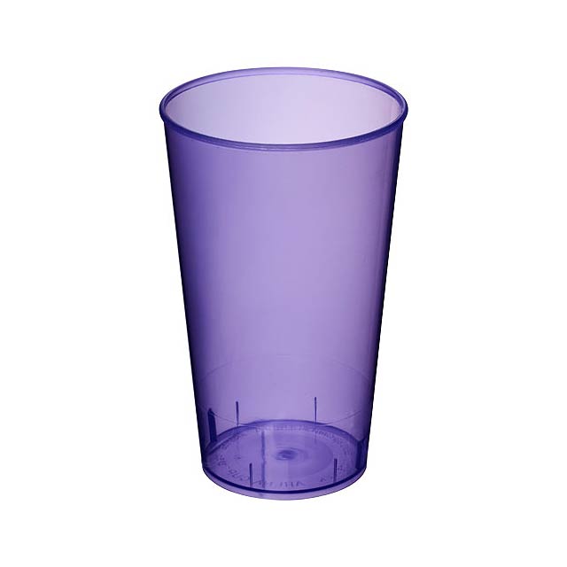 Arena 375 ml plastic tumbler - transparent violet