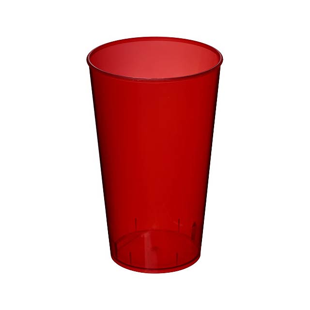 Arena 375 ml plastic tumbler - transparent red