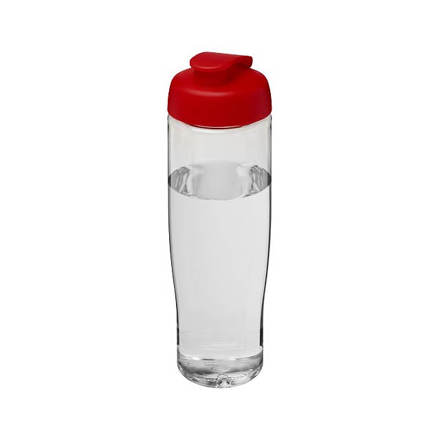 H2O Active® Tempo 700 ml flip lid sport bottle - transparent