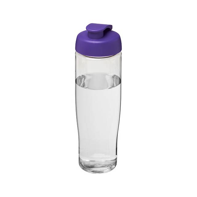 H2O Active® Tempo 700 ml flip lid sport bottle - transparent