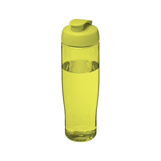 H2O Active® Tempo 700 ml Sportflasche mit Klappdeckel - zitronengelb 
