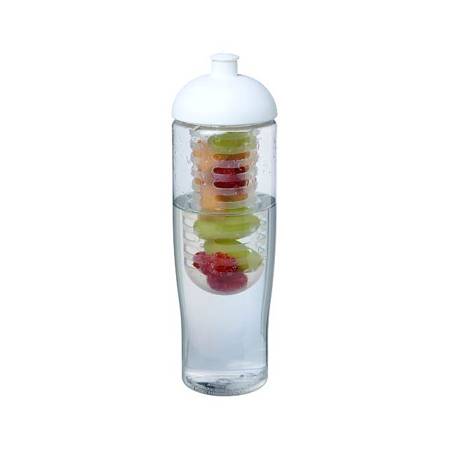 H2O Active® Tempo 700 ml Sportflasche mit Stülpdeckel und Infusor - Transparente