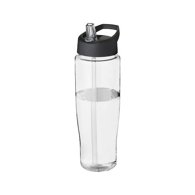 H2O Active® Tempo 700 ml spout lid sport bottle - transparent