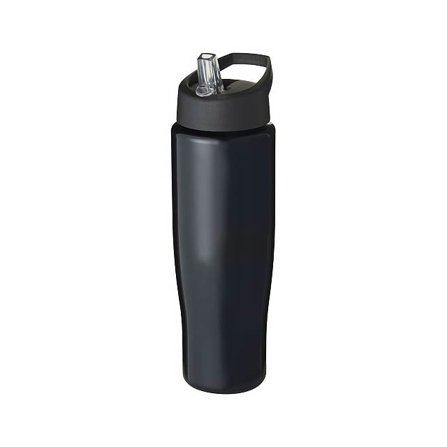 H2O Active® Tempo 700 ml spout lid sport bottle - black