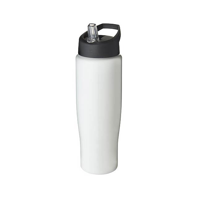 H2O Active® Tempo 700 ml spout lid sport bottle - white