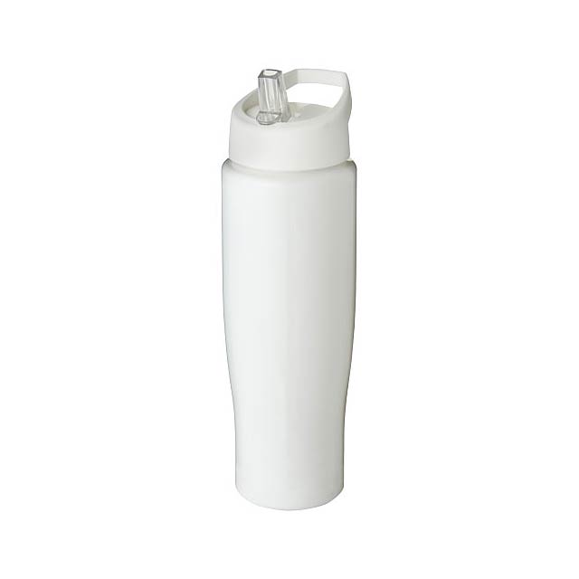 H2O Active® Tempo 700 ml spout lid sport bottle - white