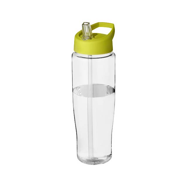 H2O Active® Tempo 700 ml spout lid sport bottle - transparent