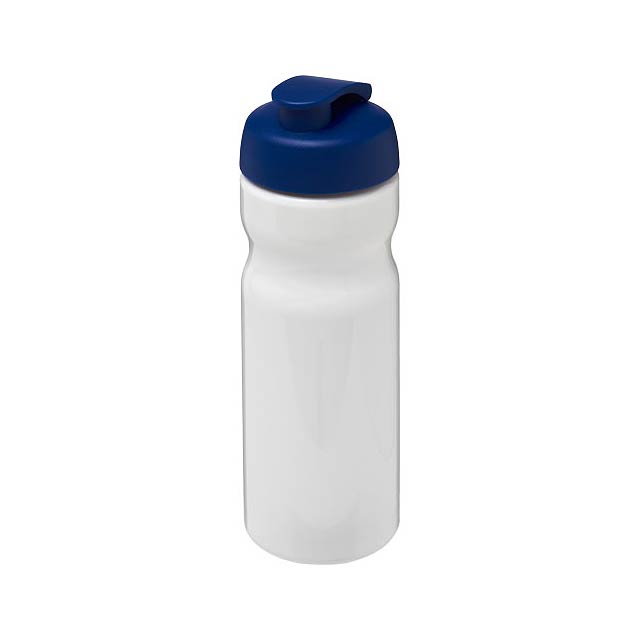 Sportovní láhev s vyklápěcím víčkem H2O Base® 650 ml - biela