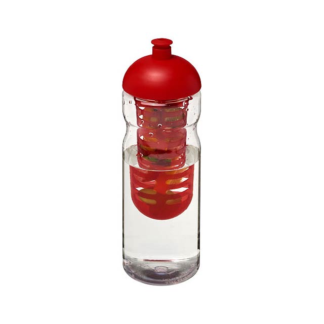 H2O Active® Base 650 ml Sportflasche mit Stülpdeckel und Infusor - Transparente