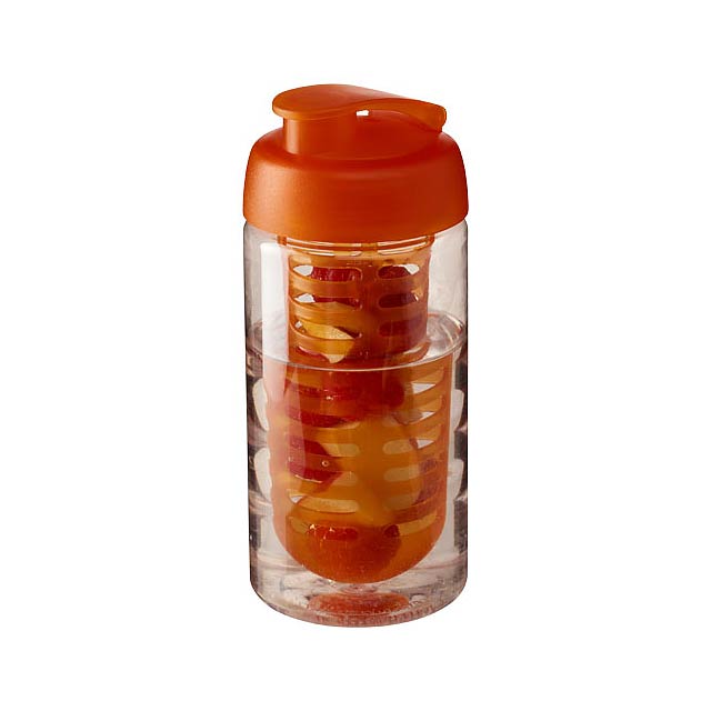 Sportovní láhev s infuzérem avyklápěcím víčkem H2O Bop® 500 ml - transparentní