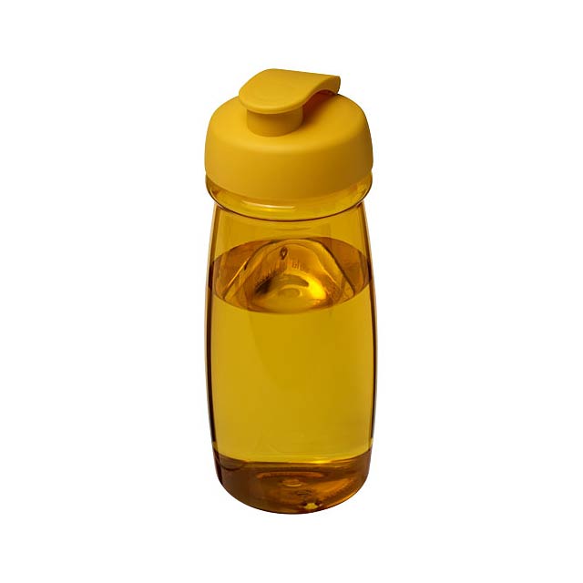 H2O Active® Pulse 600 ml flip lid sport bottle - yellow