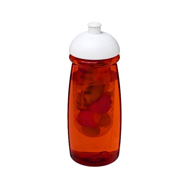 H2O Active® Pulse 600 ml Sportflasche mit Stülpdeckel und Infusor - Rot