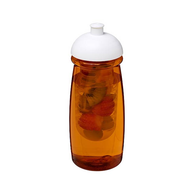 H2O Active® Pulse 600 ml Sportflasche mit Stülpdeckel und Infusor - Orange