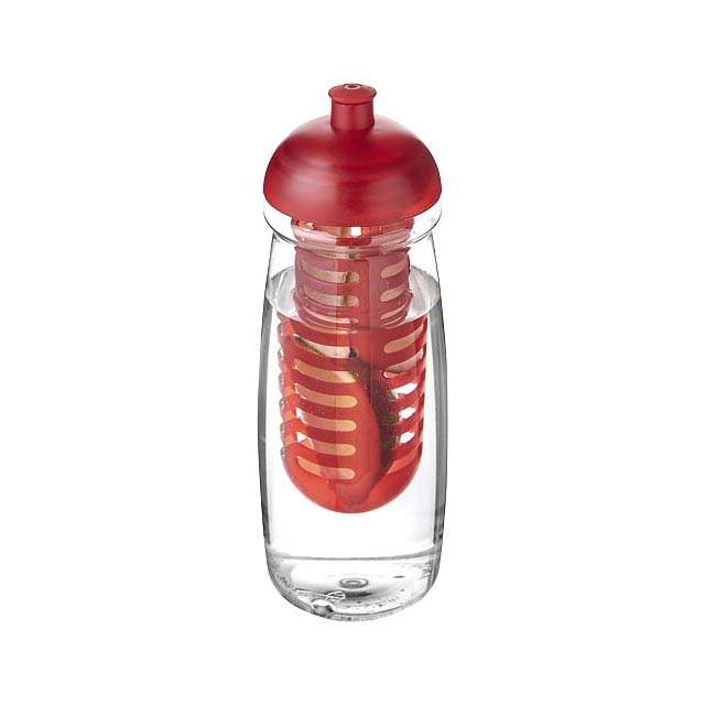 H2O Active® Pulse 600 ml Sportflasche mit Stülpdeckel und Infusor - Transparente