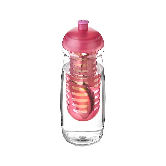 H2O Active® Pulse 600 ml Sportflasche mit Stülpdeckel und Infusor - Transparente