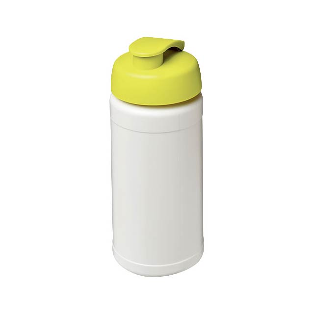Baseline® Plus 500 ml Sportflasche mit Klappdeckel - Weiß 