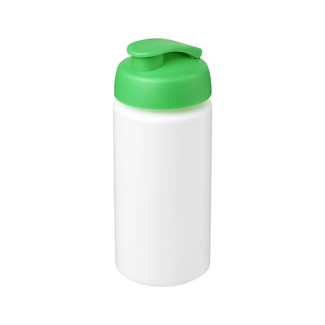 Baseline® Plus grip 500 ml flip lid sport bottle - white