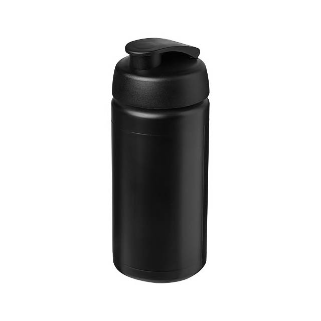 Sportovní láhev s vyklápěcím víčkem Baseline® Plus grip 500 ml - černá