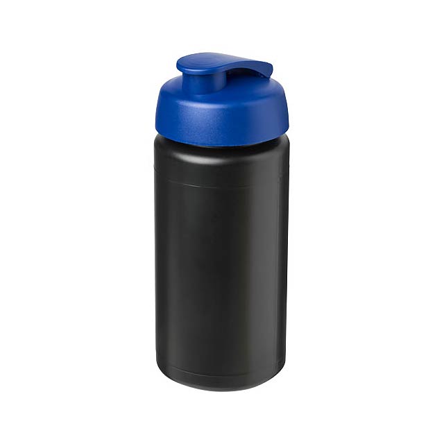 Baseline® Plus grip 500 ml flip lid sport bottle - black