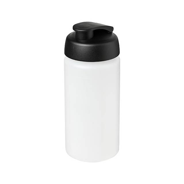 Baseline® Plus grip 500 ml flip lid sport bottle - transparent