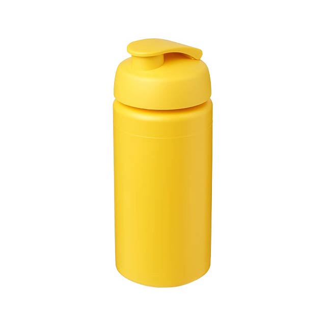 Sportovní láhev s vyklápěcím víčkem Baseline® Plus grip 500 ml - žlutá
