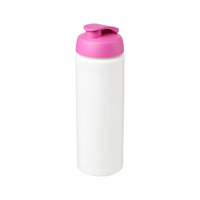 Baseline® Plus grip 750 ml flip lid sport bottle - white