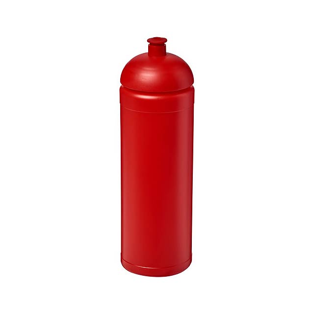 Baseline® Plus grip 750 ml Sportflasche mit Stülpdeckel - Transparente Rot