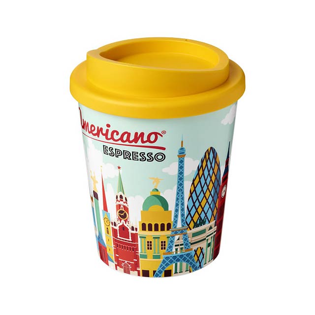 Brite-Americano® Espresso 250 ml insulated tumbler - yellow